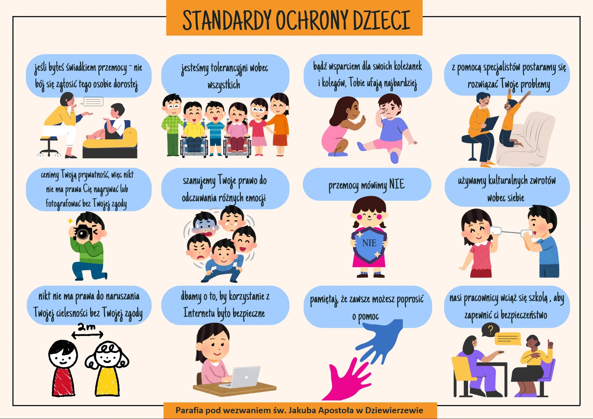 STANDARDY OCHRONY DZIECI - Wersja obrazkowa